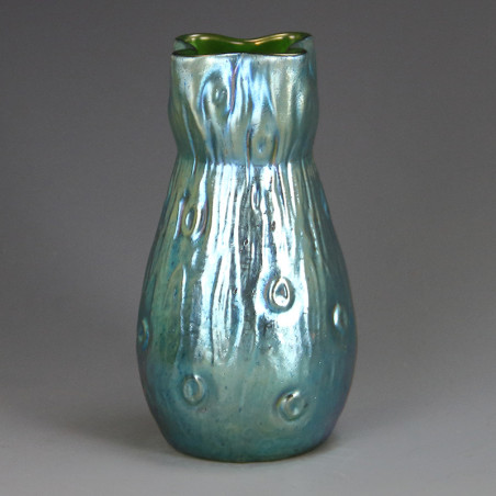 Johann Loetz Art Nouveau Rusticana Glass Vase (c.1900)
