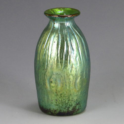 Johann Loetz, Rusticana Art Nouveau Iridescent Glass Vase (c.1900)