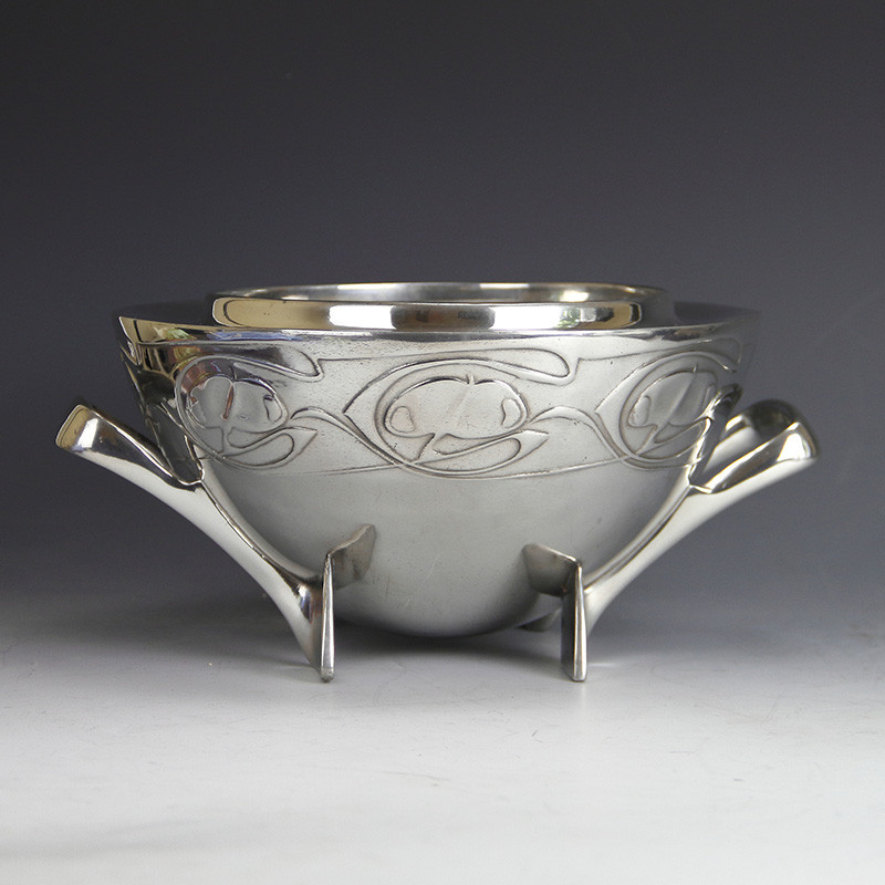 Archibald Knox for Liberty & Co Tudric Pewter Rose Bowl (c.1903)