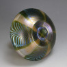 Tiffany Art Nouveau Iridescent Glass Vase. Signed