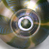 Tiffany Art Nouveau Iridescent Glass Vase. Signed
