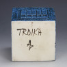 Troika (Cornwall) Cube Vase by Avril Bennet