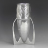 Archibald Knox for Liberty & Co Large Pewter Bomb Vase