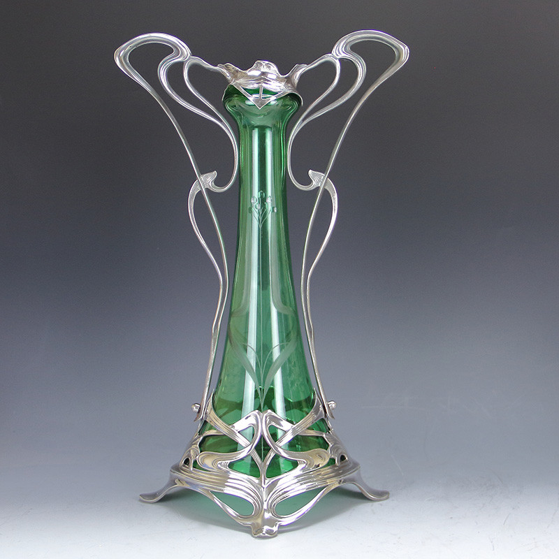WMF Art Nouveau Silver Plated Vase (c.1905)