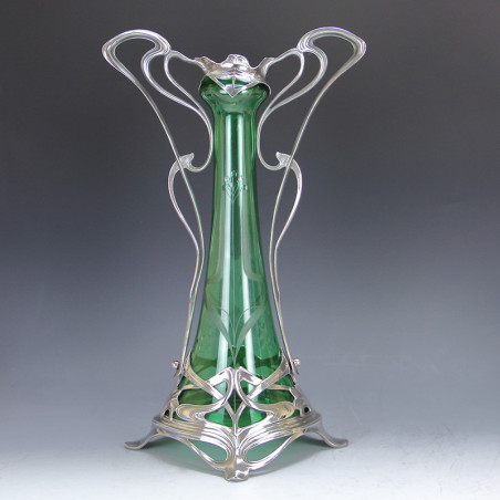 WMF Art Nouveau Silver Plated Vase (c.1905)