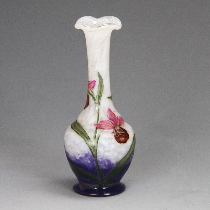 Daum Art Nouveau Cameo Glass Vase (c.1900)