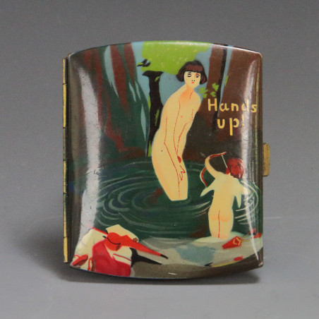Art Deco Gilt Metal Cigarette Case (c.1930)