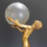 Art Deco Spelter Lady Lamp (c.1925)