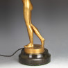 Art Deco Spelter Lady Lamp (c.1925)