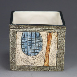 Troika Cube Vase by Avril Bennett