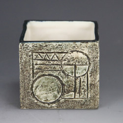 Troika Cube Vase by Avril Bennett