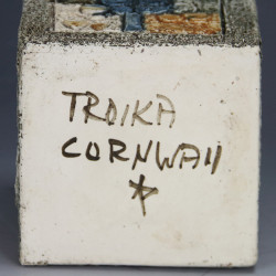 Troika Cube Vase by Avril Bennett