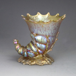 Johann Loetz Art Nouveau Conch Shell Vase (c.1900)