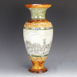 Doulton Lambeth Vase by Hannah Barlow (c.1900)