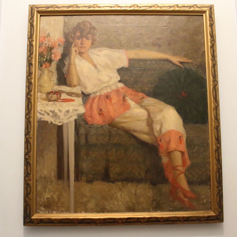 Emil Beurmann (1862-1951) Oil Painting Signed and Dated 1922