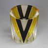 Karl Palda, Bohemian Art Deco Whiskey Decanter Set