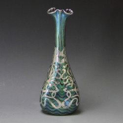 Johann Loetz Signed Art Nouveau Phaenomen Glass Vase (c.1900)