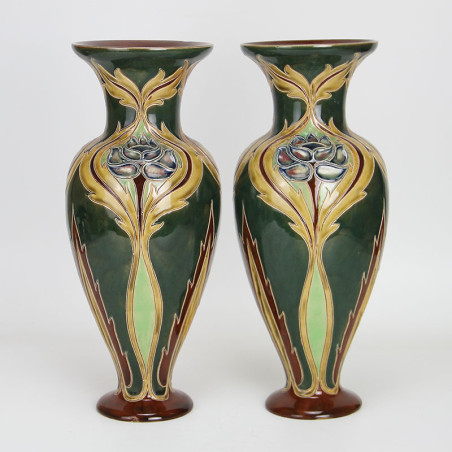 Royal Doulton Vases by Francis Pope and Emily Partington (c.1900) Royal Doulton Vases by Francis Pope and Emily Partington (c.1900)