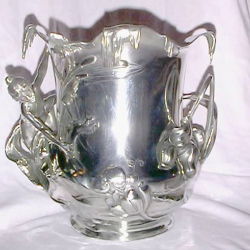 Antique WMF Pewter Ice Bucket