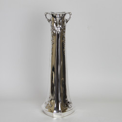 Art Nouveau Silver Plated Vase by Norblin & Co (c.1900)