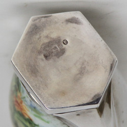 Heinrich Levinger Silver and Guilloche Enamel Vase