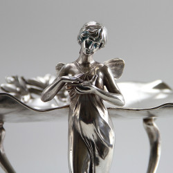 WMF Art Nouveau Silver Plated Visiting Card Tray