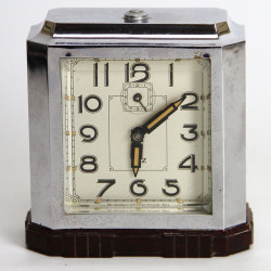 Art Deco JAZ Travel Alarm Clock (c.1930)