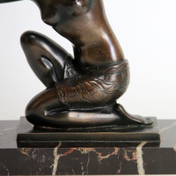 Joan Salvado Voltas. Art Deco Bronze Figure
