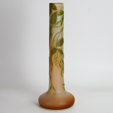Emile Galle (French, 1846-1904) Cameo Glass Vase