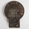 Rare Suffragette Movement Car Badge (c.1910)