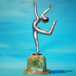 Josef Lorenzl Bronze Nude Female Figure