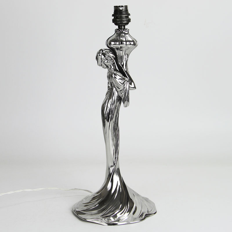 WMF Art Nouveau Silver Plated Table Lamp (c.1906)