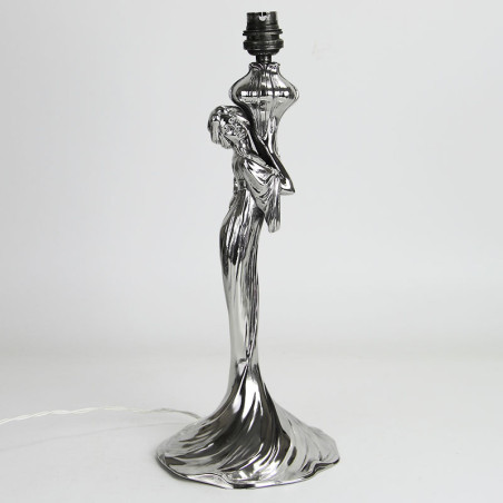 WMF Art Nouveau Silver Plated Table Lamp (c.1906)