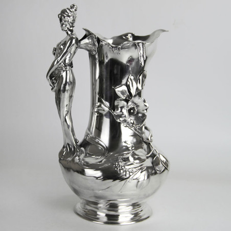WMF Art Nouveau Silver Plated Jug (c.1900)