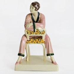 Goldscheider (Vienna) Art Deco Figure by Josef Lorenzl