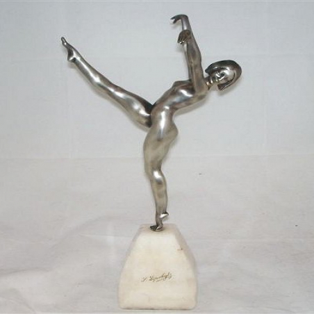 Samuel Lipchytz Bronze Figure of a Dancing Girl