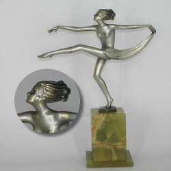 Josef Lorenzl Bronze Female Dancer