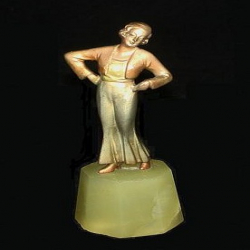 Josef Lorenzl Bronze Female Figure