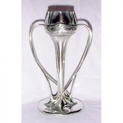 Archibald Knox for Liberty & Co Pewter Vase Stamped...