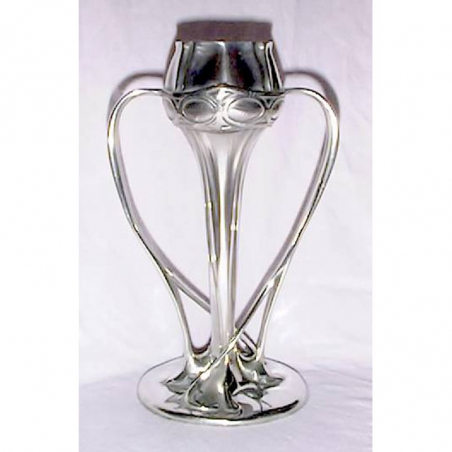 Archibald Knox for Liberty & Co Pewter Vase Stamped Tudric 029