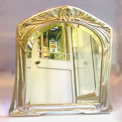 Probably by Kuser Austrian Pewter Mirror
