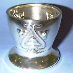 Archibald Knox for Liberty & Co Silver Pot. Circa 1903