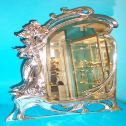 Genuine Antique Argentor Mirror