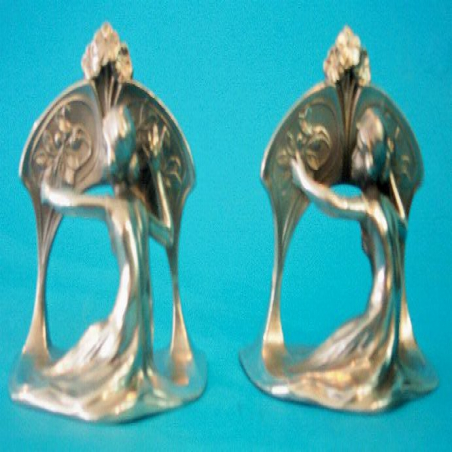 Antique Rare Pair of WMF Menu Holders