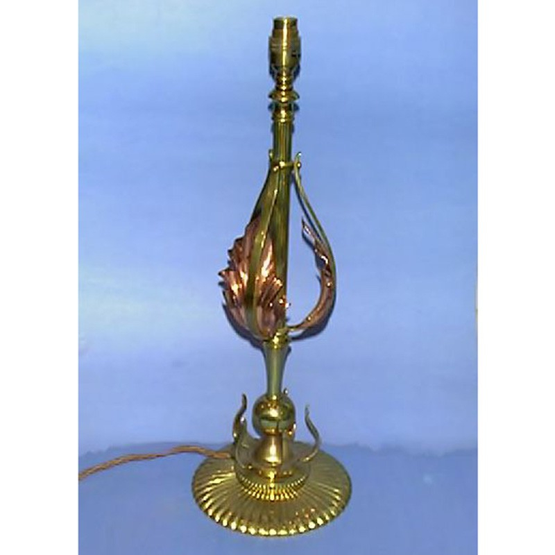 William Arthur Smith Benson Copper & Brass Lamp