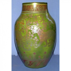 Richard Joyce Royal Lancastrian Ceramic Vase - Panthers