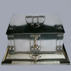 Velvet Lined WMF Box with Original Silver Plating & Original Key