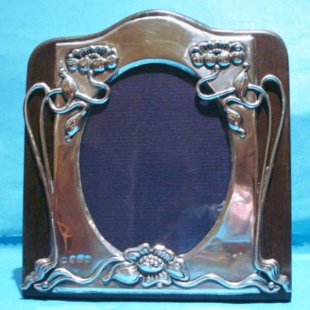 William Aitken Art Nouveau Silver Photograph Frame